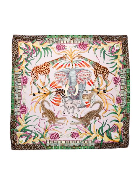 hermes la marche du zambeze|Hermes La Marche Du Zambeze Silk Scarf .